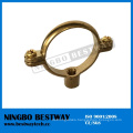 Pipe Clips Brass Rapid Fix Single Ring